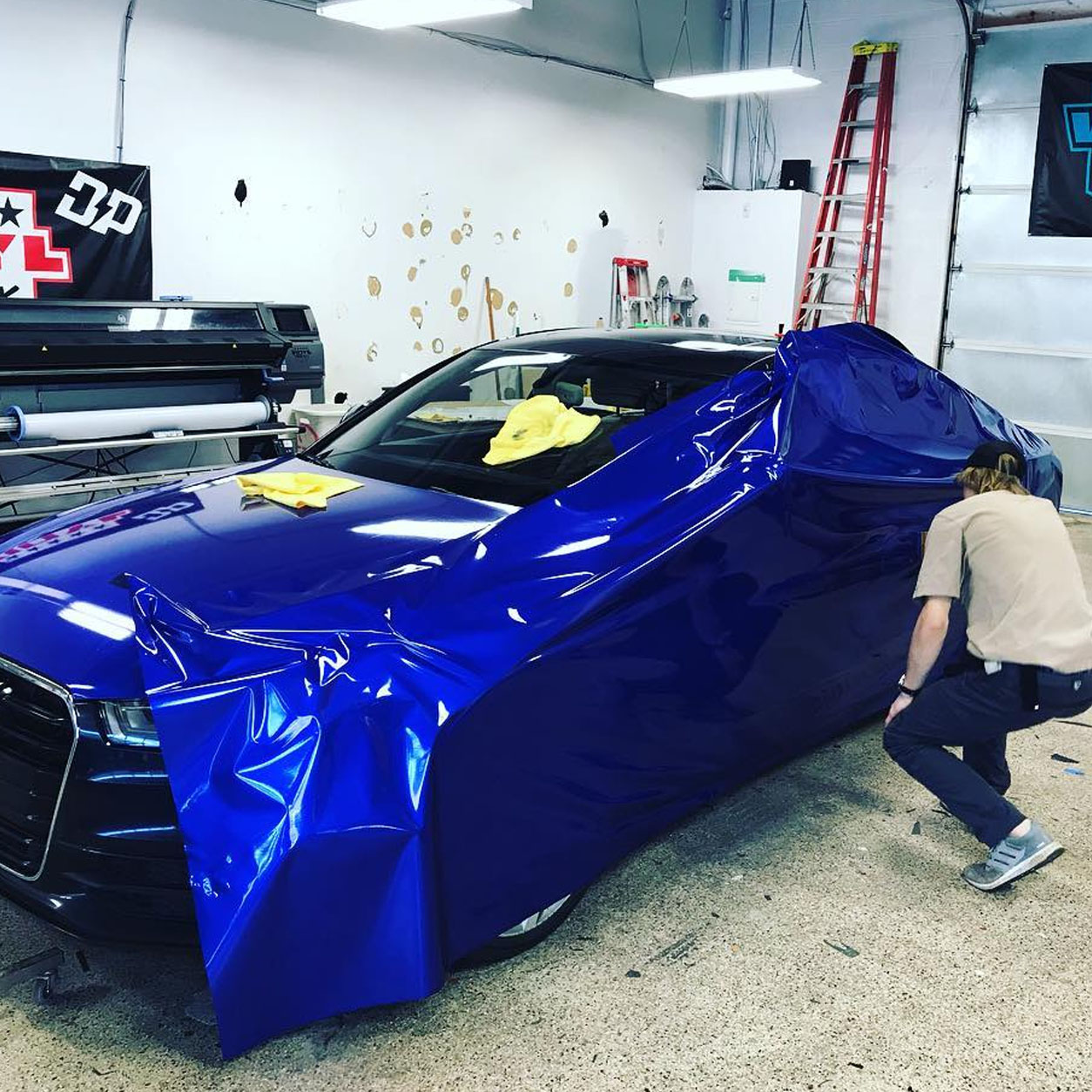 custom vehicle wrap installation by Vegas Valley Wraps in Las Vegas